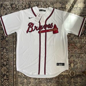 ⚾️ Nike Official MLB Atlanta Braves Jersey Riley 27 Men’s Sz L
